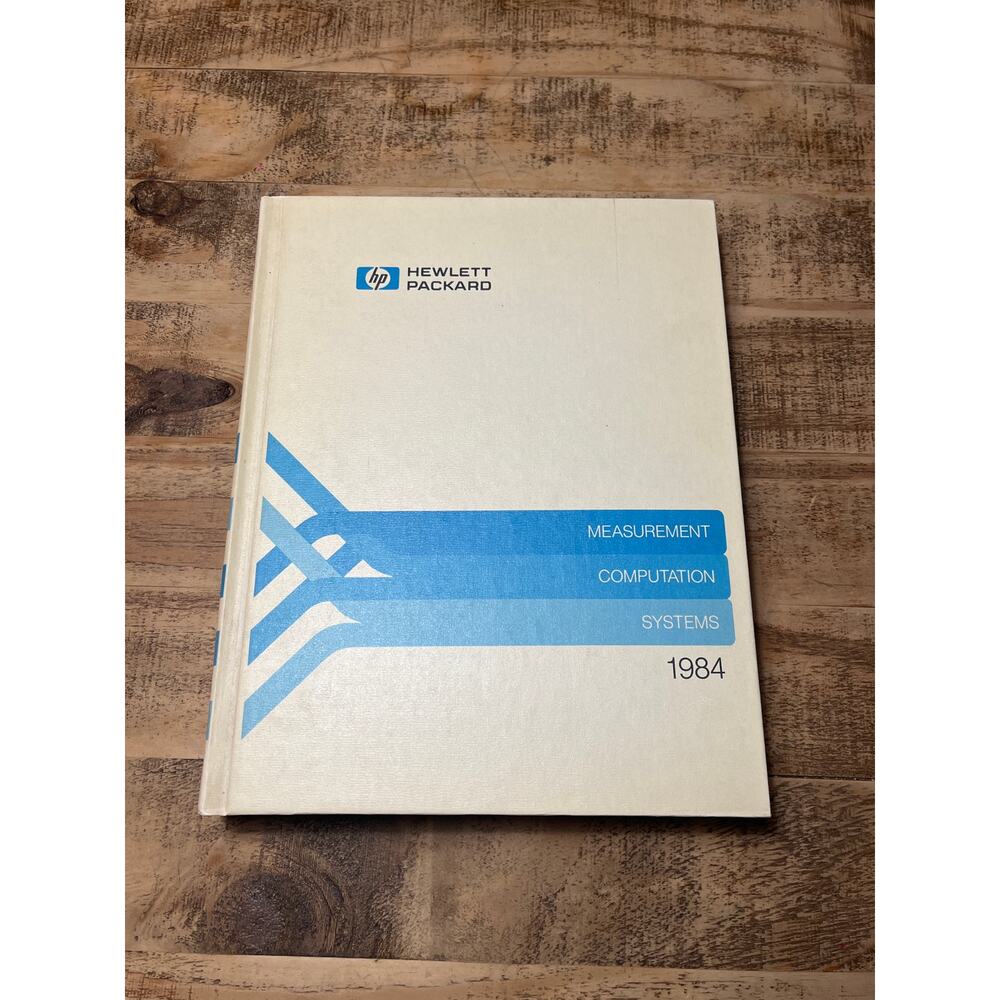 1984 Hewlett Packard Measurement Computation Systems Hardback OEM